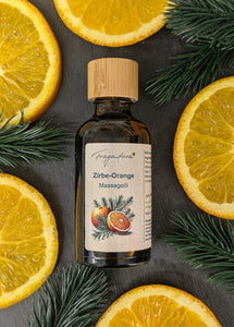 Massageöl Zirbe-Orange